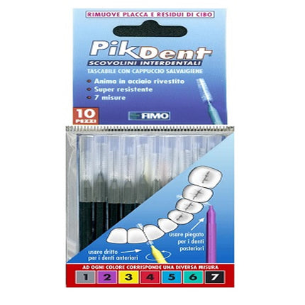 PIKDENT 7 BLACK 10 PIECES