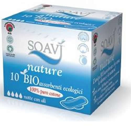 SOAVI ABSORBENT BIO NIGHT WINGS