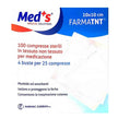 GARZA COMPRESSA MEDS TESSUTO NON TESSUTO 10X10CM 100 PEZZI - Farmaspeed