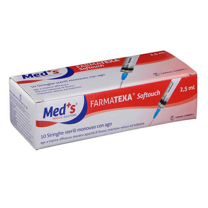 SIRINGA MEDS 2,5 ML 2 GAUGE 5/3 10 PEZZI