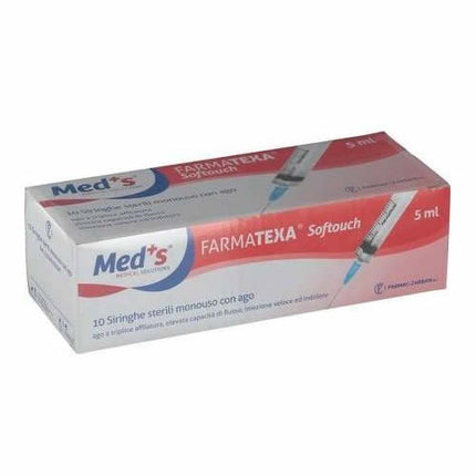 MEDS SYRINGE 5 ML 14 GAUGE 10 PIECES