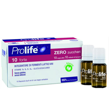 PROLIFE 10 BILLION ZERO SUGAR 10 BOTTLES OF 8 ML