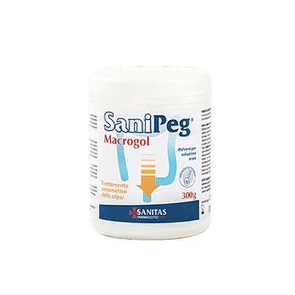 SANIPEG MACROGOL POLVERE PER SOLUZIONE ORALE BARATTOLO 300 G - Farmaspeed