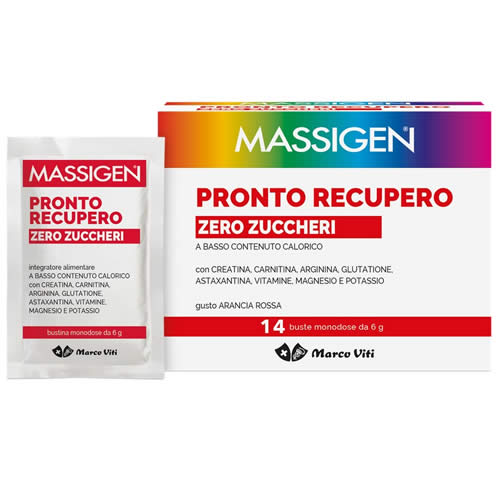 MASSIGEN READY TO RECOVER ZERO SUGAR 14 SACHETS