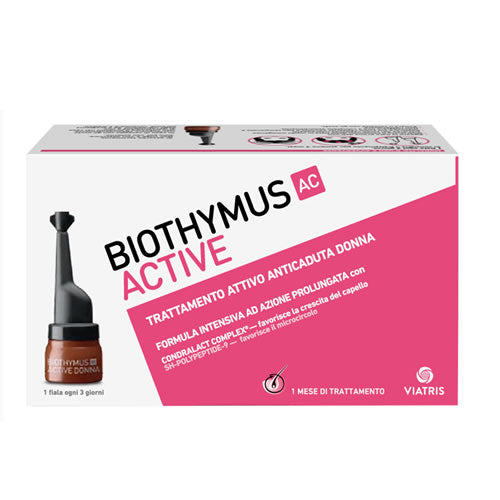 BIOTHYMUS AC ACTIVE TRATTAMENTO ATTIVO ANTICADUTA DONNA 10 FIALE