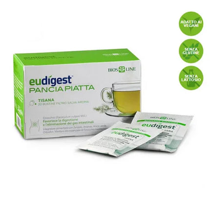 BIOSLINE EUDIGEST TISANA DOPOPASTO 20 BUSTE 40 G - Farmaspeed