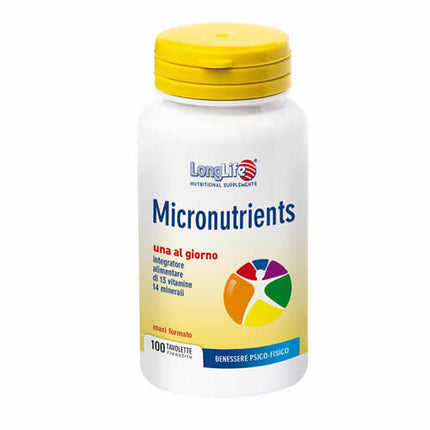 LONGLIFE MICRONUTRIENTS 100 COATED TABLETS