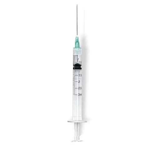 ALVITA INFUSION AND IRRIGATION SYRINGE 10 ML WITH 21 GAUGE NEEDLE 1 PIECE