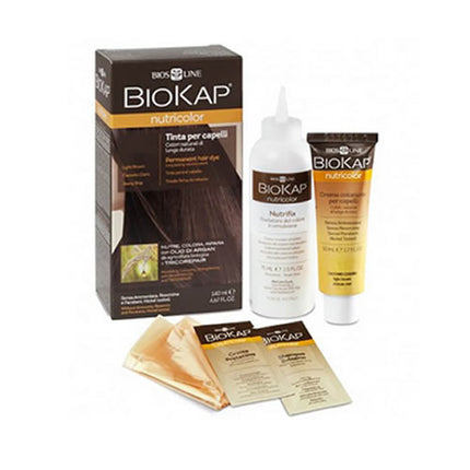 BIOKAP NUTRICOLOR DELICATO 1,0 NERO NATURALE TINTA TUBO + FLACONE