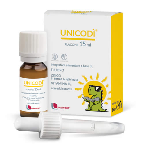UNICODI' 15 ML FLUORO ZINCO VITAMINA D3