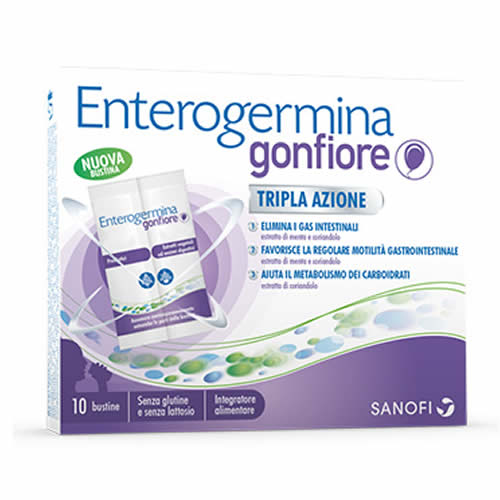 ENTEROGERMINA GONFIORE 10 BUSTINE BIPARTITE