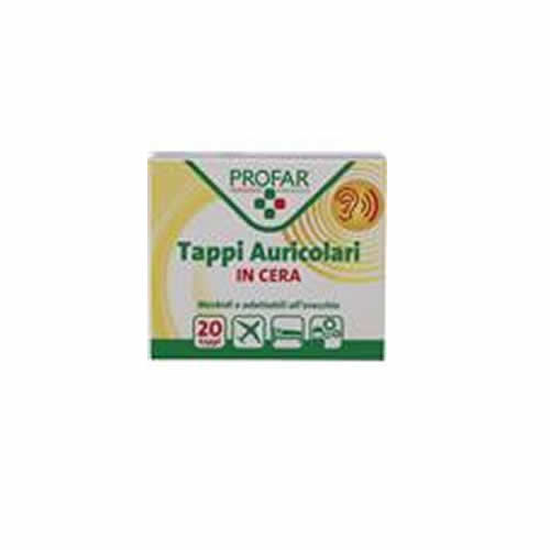 TAPPI AURICOLARI IN CERA 20 PEZZI PROFAR