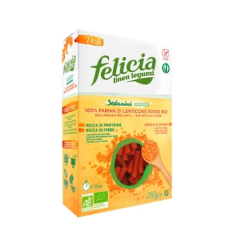 FELICIA BIO SEDANINI RED LENTILS 250 G