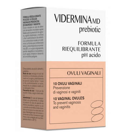 VIDERMINA PREBIOTIC OVULI VAGINALI 10 PEZZI