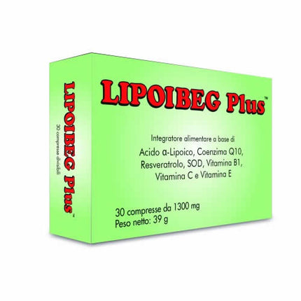 LIPOIBEG PLUS 30 TABLETS OF 1300 MG
