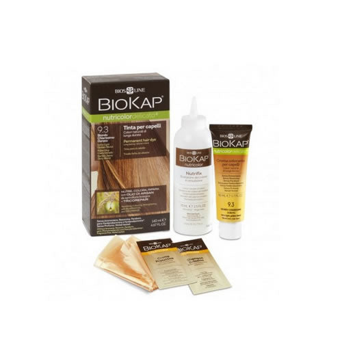 BIOKAP NUTRICOLOR DELICATO 9,3 NEW BIONDO CHIARISSIMO DORATO TINTA 140 ML