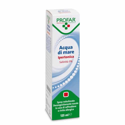 ACQUA DI MARE SPRAY IPERTONICA 3% PROFAR 125 ML