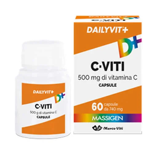 MASSIGEN C VITI 500MG DI VITAMINA C 60 CAPSULE - Farmaspeed
