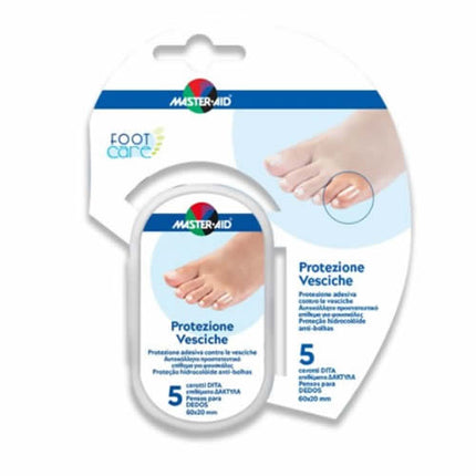 HYDROCOLLOID MASTER-AID FOOTCARE FINGER BLISTER 60X20 MM 5 PIECES A2