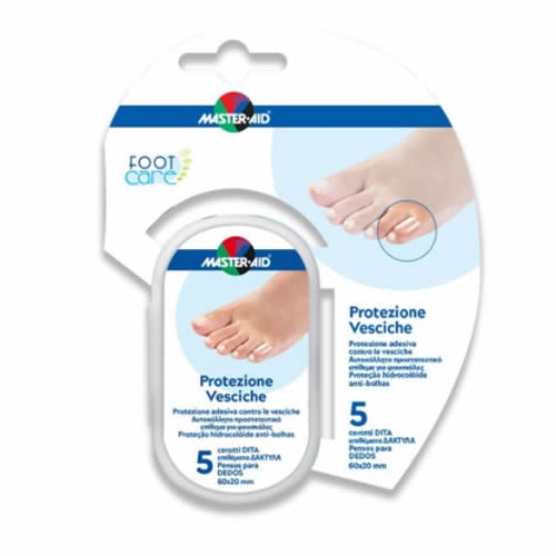HYDROCOLLOID MASTER-AID FOOTCARE FINGER BLISTER 60X20 MM 5 PIECES A2