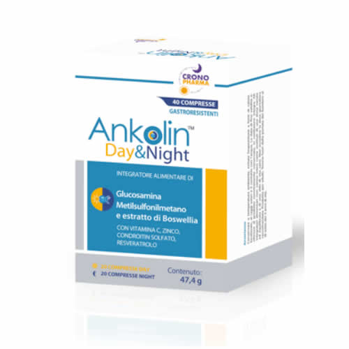 ANKOLIN DAY&NIGHT 20 COMPRESSE GASTRORESISTENTI DAY + 20 COMPRESSE GASTRORESISTENTI NIGHT