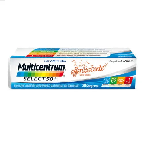 MULTICENTRUM SELECT EFFERVESCENTE 20 COMPRESSE - Farmaspeed