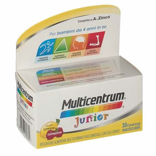 MULTICENTRUM JUNIOR 30 COMPRESSE