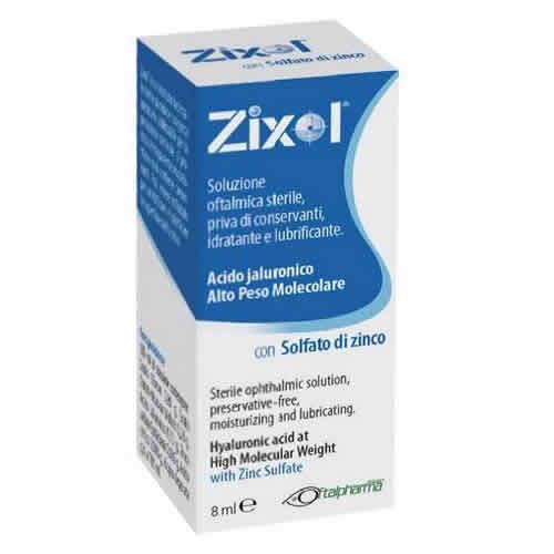 SOLUZIONE OFTALMICA ZIXOL PLURIDOSE 8 ML - Farmaspeed