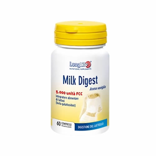LONGLIFE MILK DIGEST 60 CHEWABLE TABLETS