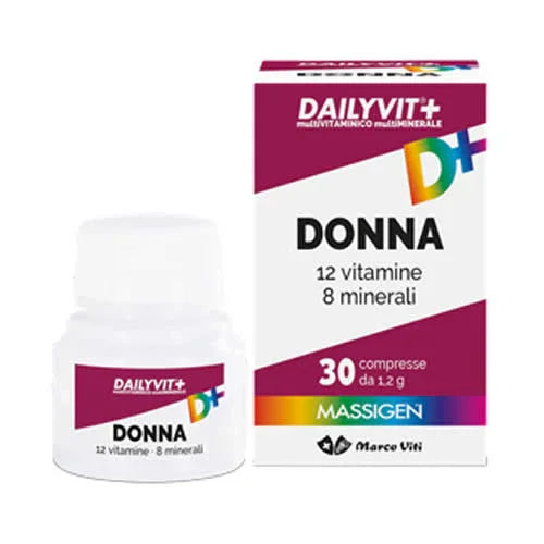 MASSIGEN DONNA MULTIVITAMINICO E MULTIMINERALE 30 COMPRESSE RIVESTITE - Farmaspeed