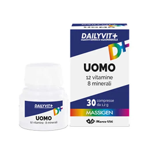 MASSIGEN UOMO MULTIVITAMINICO E MULTIMINERALE 30 COMPRESSE RIVESTITE - Farmaspeed