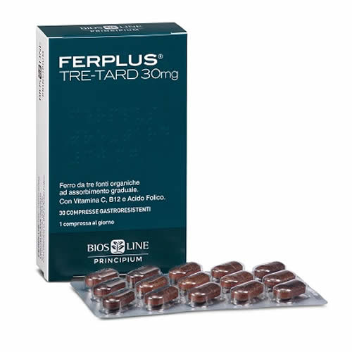 PRINCIPIUM FERPLUS TRE RETARD 30MG 30 GASTRO-RESISTANT TABLETS