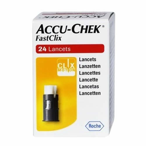 ACCU-CHEK FASTCLIX FINGERPRINT LANCETS 24 PIECES