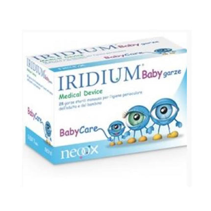 GARZA OCULARE MEDICATA IRIDIUM BABY 28 PEZZI