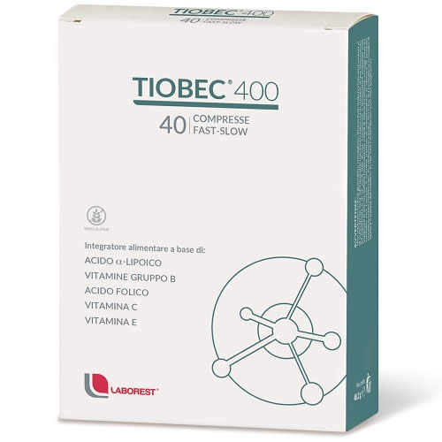 TIOBEC 400 40 COMPRESSE FAST-SLOW DA 1,28 G