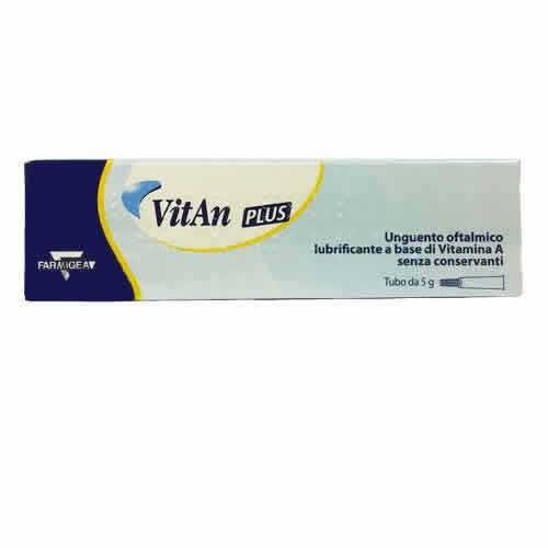 VITAN PLUS 5 G LUBRICANT OPHTHALMIC OINTMENT