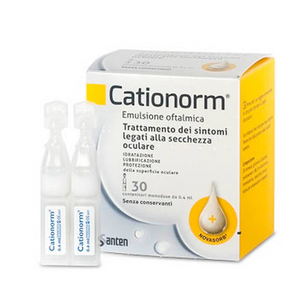 CATIONORM DROPS 30 SINGLE-DOSE VIALS OF 0.4 ML
