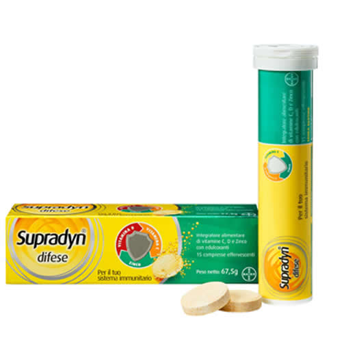 SUPRADYN DIFESE 15 COMPRESSE EFFERVESCENTI