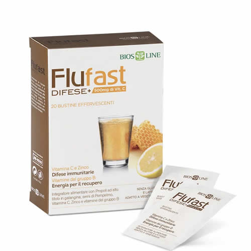 APIX PROPOLI FLUFAST DIFESE+ 20 BUSTINE EFFERVESCENTI BIOSLINE