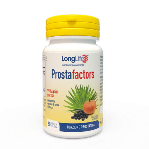 LONGLIFE PROSTAFACTORS 60 GELATIN PEARLS