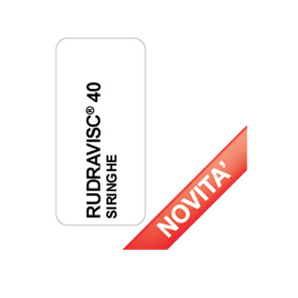 SIRINGA INTRA-ARTICOLARE RUDRAVISC 40 HC ACIDO IALURONICO SALE SODICO 40 MG 2 ML 3 PEZZI