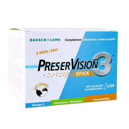 PRESERVISION 3 30 STICK OROSOLUBILI DA 2 G - Farmaspeed