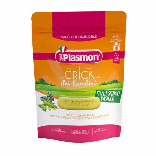 PLASMON CRICK SPINACI E PISELLI 100 G - Farmaspeed