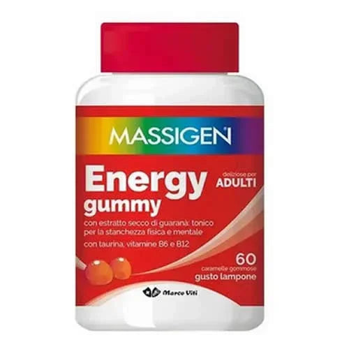MASSIGEN ENERGY GUMMY 60 CARAMELLE - Farmaspeed