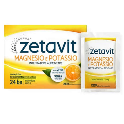 ZETAVIT MAGNESIO POTASSIO 24 BUSTINE DA 4 G - Farmaspeed
