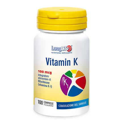 LONGLIFE VITAMIN K 100MCG 100 COMPRESSE RIVESTITE