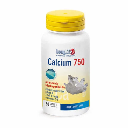 LONGLIFE CALCIUM 750 MG 60 TAVOLETTE - Farmaspeed
