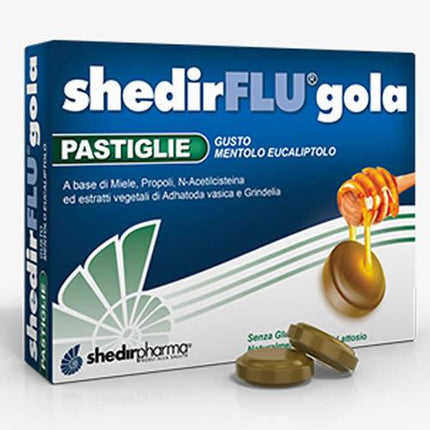SHEDIRFLU GOLA MENTOLO/EUCALIPTO 36 PASTIGLIE - Farmaspeed
