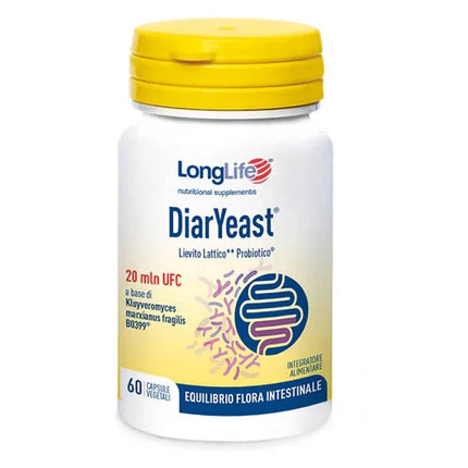 LONGLIFE DIARYEAST 60 CAPSULE VEGETALI - Farmaspeed