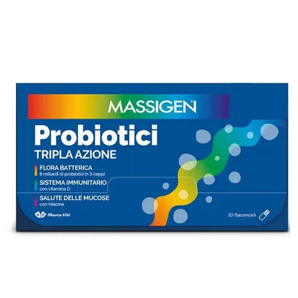 MASSIGEN PROBIOTICI 10 FLACONCINI X 8 ML - Farmaspeed
